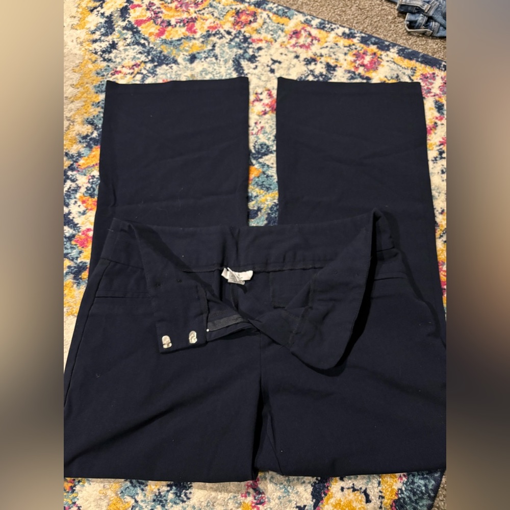 Joe B Navy Blue dress pants boot cut size 13